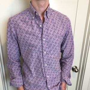 JCrew Flower Print Button-down Shirt
